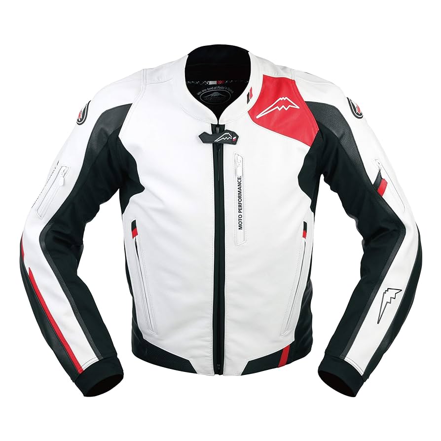まーくん専用クシタニバイクジャケット ホワイト/ブラック/レッド バイク用品｜クシタニオンラインストア KUSHITANI ONLINE STORE